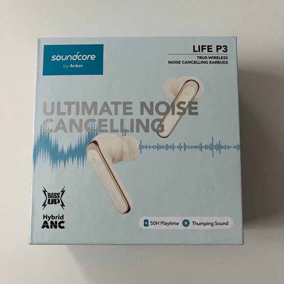 soundcore by Anker Life P3 Noise Cancelling Earbuds - Picture 1 of 5